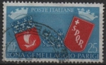 Stamps Italy -  3º aniv. d' Hermanamiento Roma-Paris