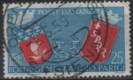 Stamps Italy -  3º aniv. d' Hermanamiento Roma-Paris