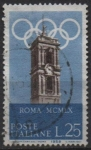 Stamps Italy -  Pre-Olimpico, Juegos d' Roma en 1960