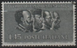 Stamps Italy -  Victor Manuel II, Garibaldi, Cavour y Mazzini