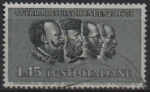 Stamps Italy -  Victor Manuel II, Garibaldi, Cavour y Mazzini