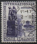 Stamps Italy -  40º Aniv. d' l' Organización Internacional d' Trabajo