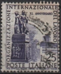 Stamps Italy -  40º Aniv. d' l' Organización Internacional d' Trabajo