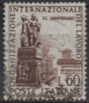 Stamps Italy -  40º Aniv. d' l' Organización Internacional d' Trabajo