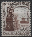 Stamps Italy -  40º Aniv. d' l' Organización Internacional d' Trabajo