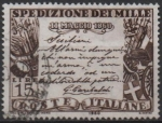 Stamps Italy -  Centenario d' l' Expedicion d' l' Mil,Proclamacion d' Garibaldi en Sicilia