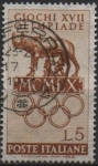 Stamps Italy -  Juegos d' l' Olimpiada XVII, Loba d' Roma