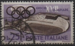 Stamps Italy -  Juegos d' l' Olimpiada XVII, Ciclo Pista