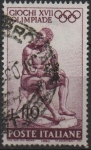 Stamps Italy -  Juegos d' l' Olimpiada XVII, Boxeador Romano