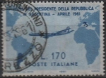 Stamps Italy -  Visita d' Presidente Gronchi en Argentina Uruguay y Perú