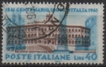 Stamps Italy -  Centenario d' l' Unificación d' Italia, Cámara d' L' Diputados