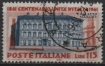 Stamps Italy -  Centenario d' l' Unificación d' Italia, Palacio Madama, Roma