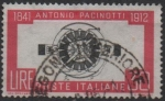 Stamps Italy -  50º Aniv.d' l' Muerte d' Antonio Pacinotti