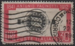 Stamps Italy -  50º Aniv.d' l' Muerte d' Antonio Pacinotti