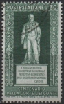 Stamps Italy -  Centenario d' l' orden d' Tribunal d' Cuentas, Monumento a Cavour