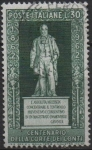 Stamps Italy -  Centenario d' l' orden d' Tribunal d' Cuentas, Monumento a Cavour