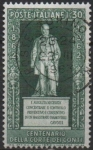 Stamps Italy -  Centenario d' l' orden d' Tribunal d' Cuentas, Monumento a Cavour