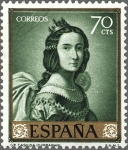 Stamps Spain -  ESPAÑA 1962 1420 Sello Nuevo Pintor Francisco de Zurbaran Santa Casilda