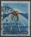 Stamps Italy -  Juegos Mediterráneas, Golfo d' Nápoles