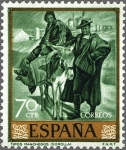 Sellos de Europa - Espaa -  ESPAÑA 1964 1568 Sello Nuevo Pintor Joaquin Sorolla Tipos Manchegos