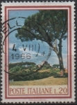 Stamps Italy -  pino en la colonia d' Palatino