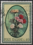 Stamps Italy -  Claveles