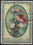 Stamps Italy -  Claveles