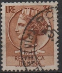 Stamps Italy -  Moneda Syracuse