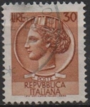 Stamps Italy -  Moneda Syracuse