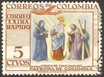 Sellos de America - Colombia -  virgen de chiquinquira