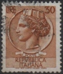 Stamps Italy -  Moneda Syracuse