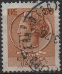 Stamps Italy -  Moneda Syracuse