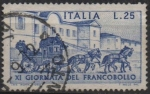 Stamps Italy -  Dia d' sello, Diligencia d' servicio Postal