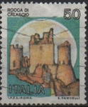 Stamps Italy -  Castillos, Calascio