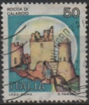 Stamps Italy -  Castillos, Calascio