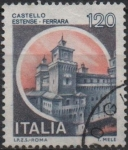 Sellos de Europa - Italia -  Castillos; Estense, Ferrara