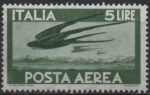 Stamps Italy -  Golondrina En Vuelo