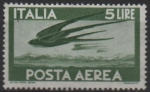 Stamps Italy -  Golondrina En Vuelo