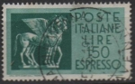 Stamps Italy -  Caballos Alados etruca