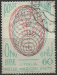 Stamps Italy -  Admisión d' Italia en l' ONU