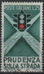 Stamps Italy -  Semáforo, Prudencia