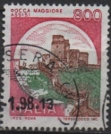 Stamps Italy -  Castillos; Rocca Maggiore, Asis