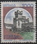 Sellos de Europa - Italia -  Castillos; Montagnana, Padua