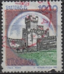 Sellos de Europa - Italia -  Castillos; Montagnana, Padua