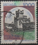 Stamps Italy -  Castillos; Montagnana, Padua