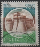 Sellos de Europa - Italia -  Castillos, Rocca di Urbisaglia