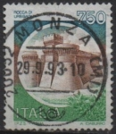 Stamps Italy -  Castillos, Rocca di Urbisaglia