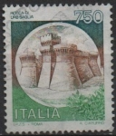 Stamps Italy -  Castillos, Rocca di Urbisaglia