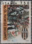 Stamps Italy -  Juventus, Campeon d' Europa d' Futbol 1995/96