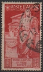 Stamps Italy -  Reconstrucion d' l' Templos en Roma